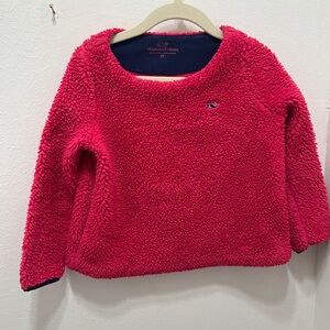 Vineyard Vines Fuchsia Sherpa Top